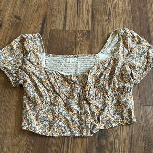 Floral Crop Top